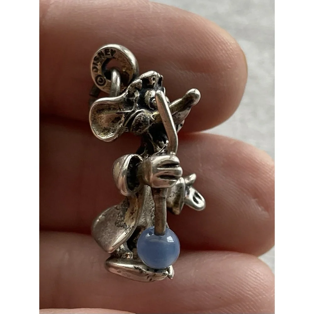 vintage 1990s sterling silver Disney charm LTD Edition Mouse From Cinderella